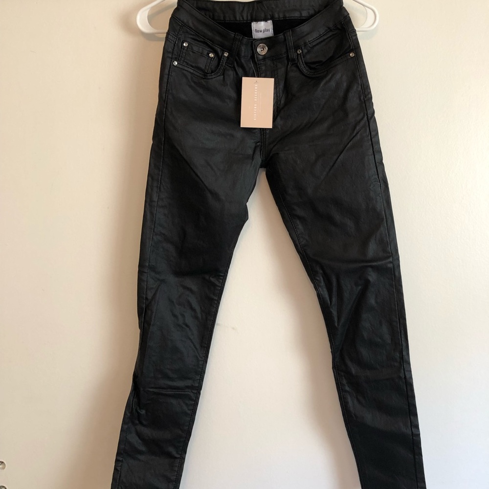 Black Leather Pants